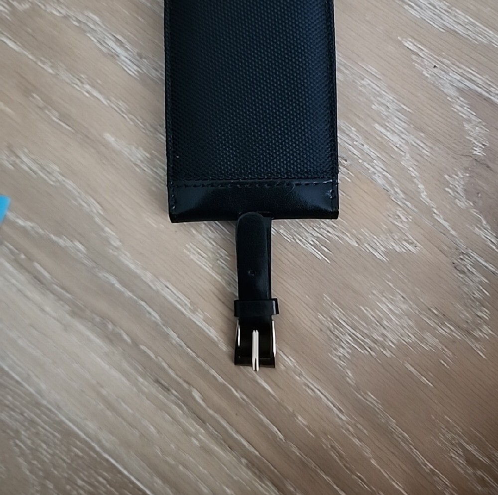 Infiniti By Leeman Leather And Canvas Luggage Tag - Picture 6 of 6